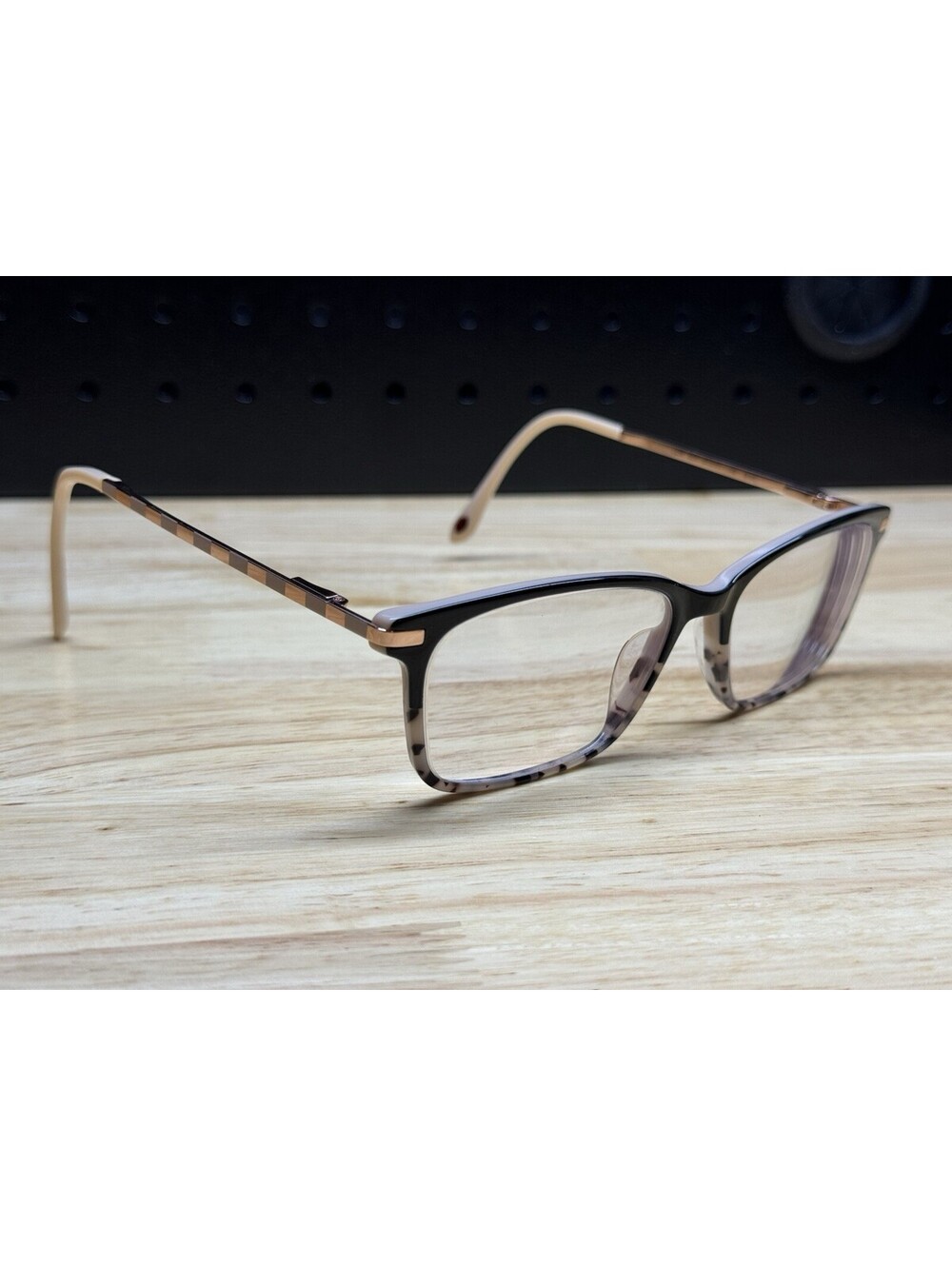 Lulu Guinness L228 BLK Black Leopard Women's Eyeglasses Frames 57[]17-145
